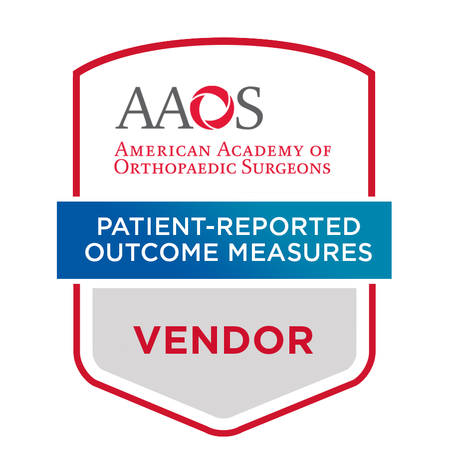 AAOS PROMs Vendor Program Badge