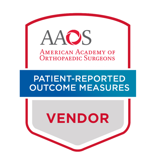 AAOS PROMs Vendor Program Badge